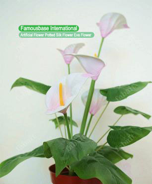 artificial flower potted silk flower EVA flower